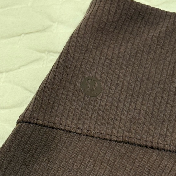 Lululemon Brown Soft Stream Ribbed Pants - Picture 6 of 6